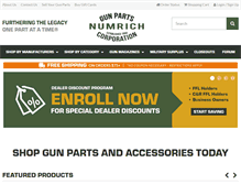 Tablet Screenshot of gunpartscorp.com